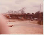 Removing the north end of the old bridge